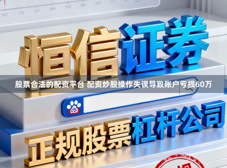 股票合法的配资平台 配资炒股操作失误导致账户亏损60万
